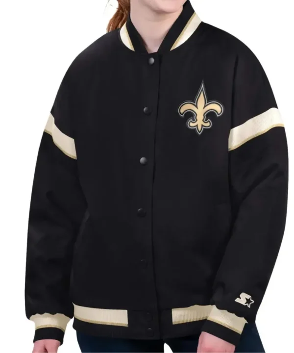 New Orleans Saints Tournament Varsity Jacket