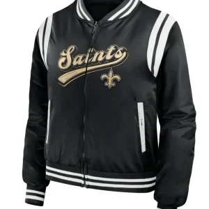 New Orleans Saints Varsity Zipper Jacket