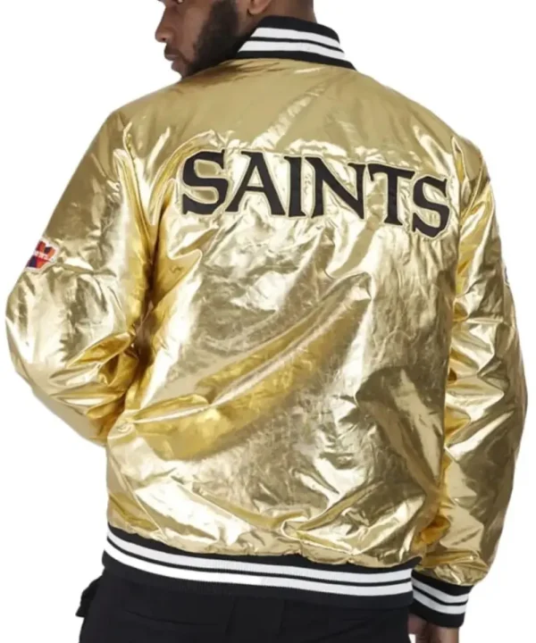 New Orleans Satin Golden Jacket