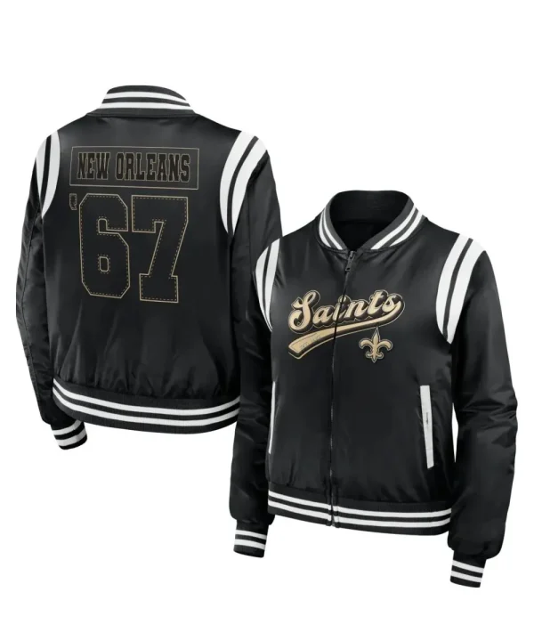 Orleans Saints Varsity Zipper Jacket