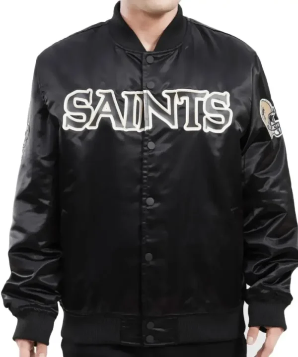 Satin Varsity Jacket for New Orleans Supporters