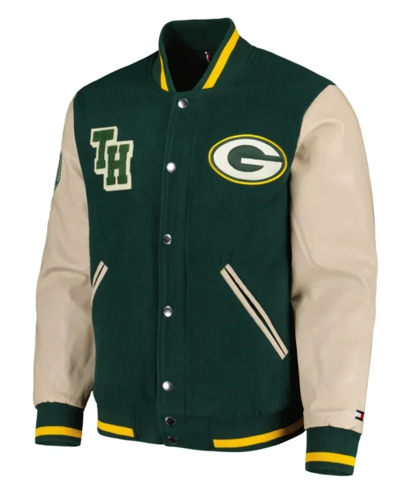 Tommy Hilfiger Green Bay Packers Varsity Jacket