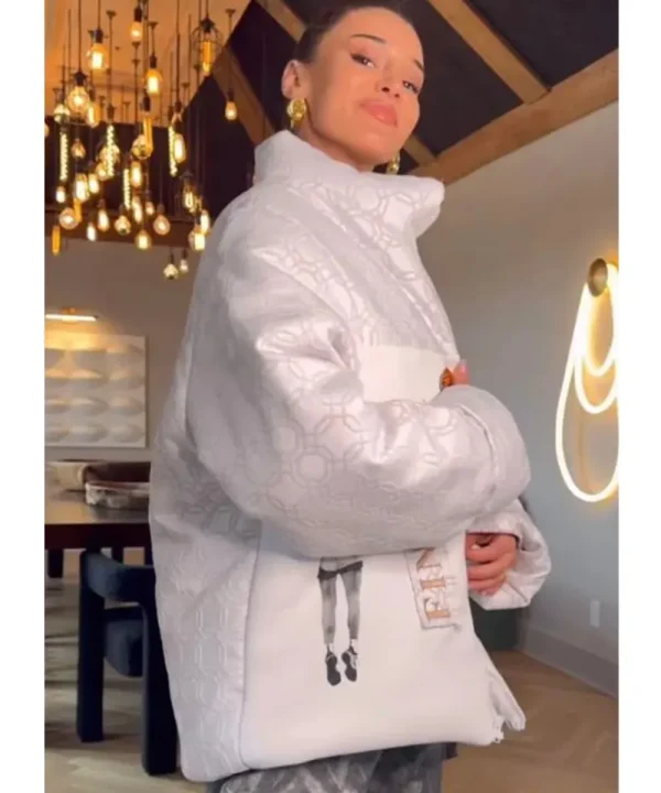 Kristin Juszczyk Caitlin Clark Final Four Jacket