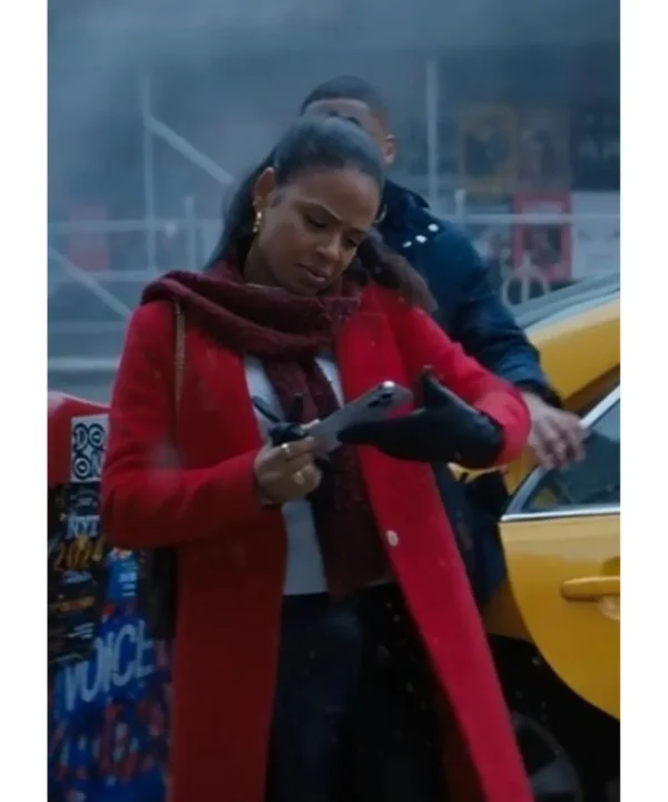 Meet Me Next Christmas Christina Milian Coat