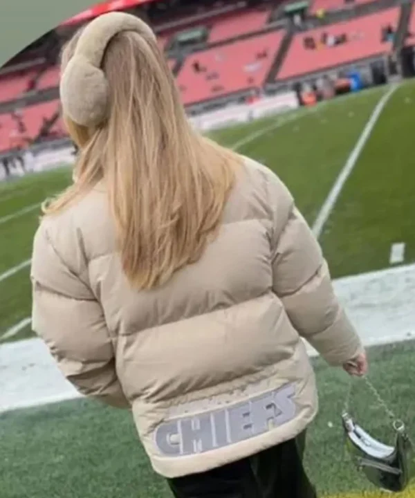 Brittany Mahomes Prada Chiefs Jacket