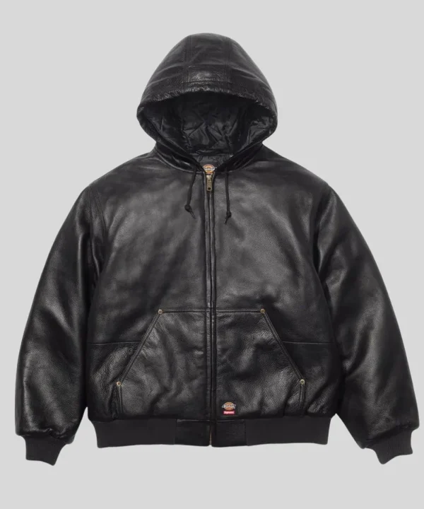 Dickies x Supreme Hooded Leather Work Jacket