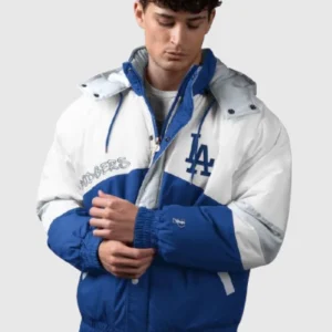 Los Angeles Dodgers Shoulder to Shoulder Raglan Full-Zip Hoodie Jacket