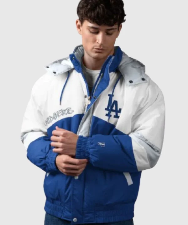 Los Angeles Dodgers Shoulder to Shoulder Raglan Full-Zip Hoodie Jacket