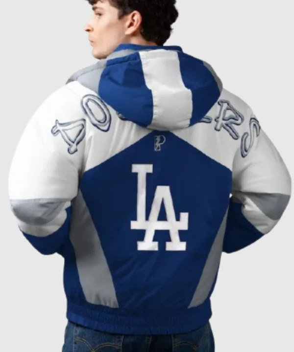 Los Angeles Dodgers Shoulder to Shoulder Raglan Hoodie Jacket