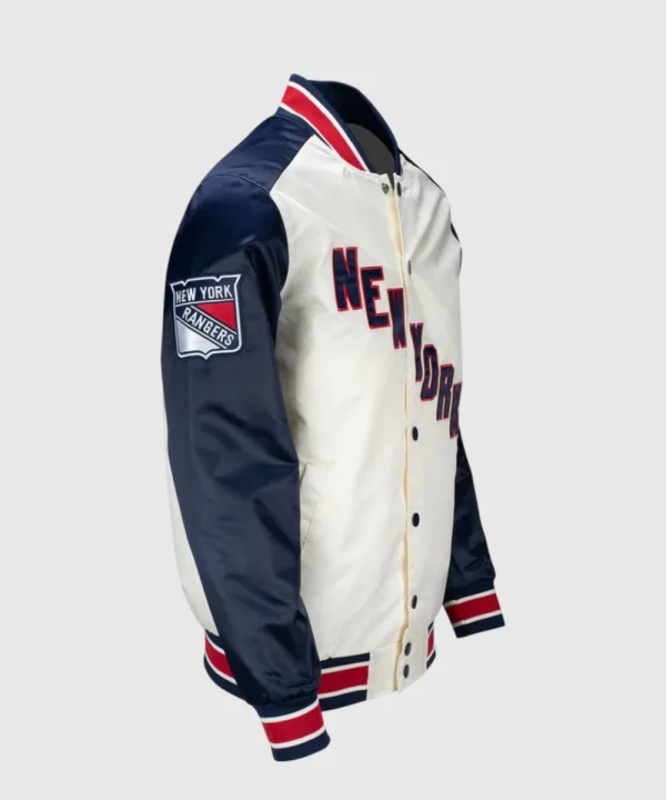 Mens New york rangers the renegade varsity jacket