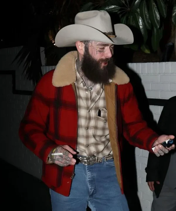 Post Malone Plaid Jacket​