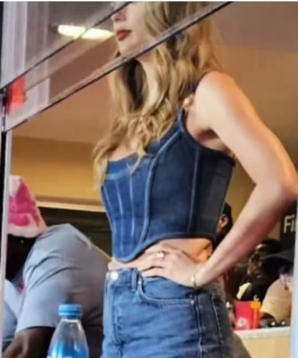 Taylor Swift's Versace Denim Corset