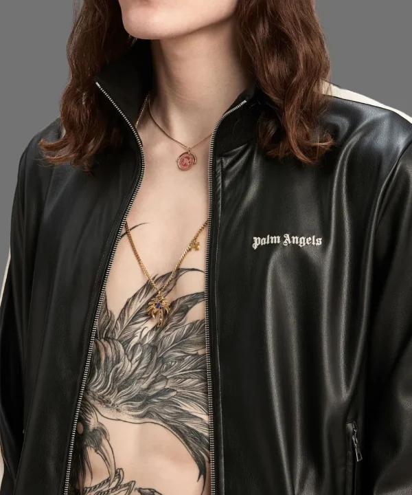 Palm Angels Black Track Jacket