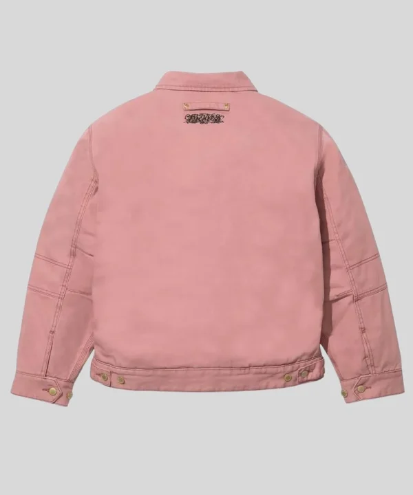 supreme x dickies Pink Hooded Work Jacket