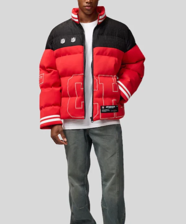 Kansas city chiefs off season team puffer jacket mens