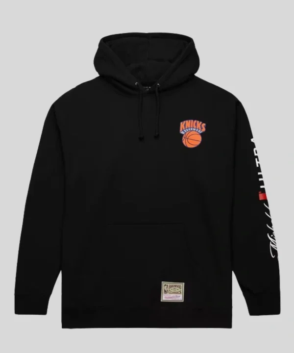 New York Knicks Mitchell & Ness NBA x Michelob Ultra Black Hoodie