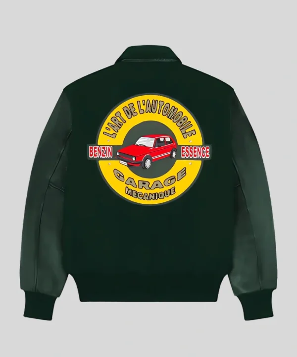 Porsche L'ART 968 Varsity Jacket Green